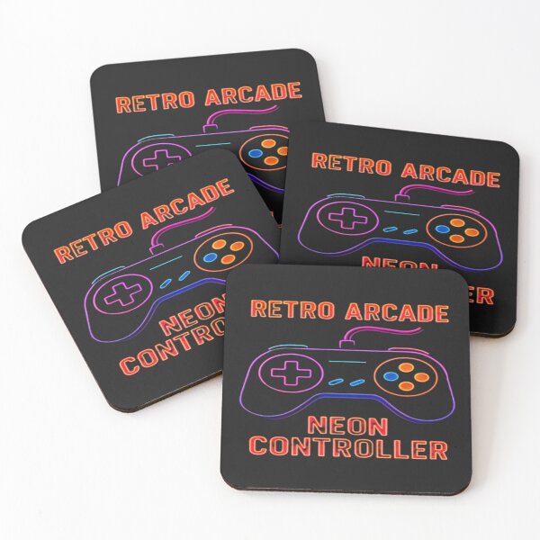 Item preview, Retro Arcade Neon Controller – Vibrant Gaming Art for Gamers designed and sold by FernandsOficial.