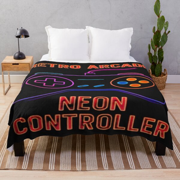 Item preview, Retro Arcade Neon Controller – Vibrant Gaming Art for Gamers designed and sold by FernandsOficial.
