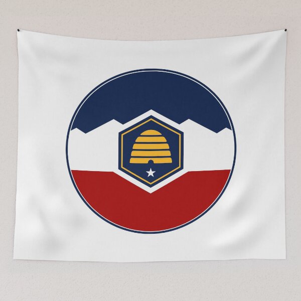 Item preview, Utah Circle Flag, Utah Flag Icon designed and sold by NTGUILTY.