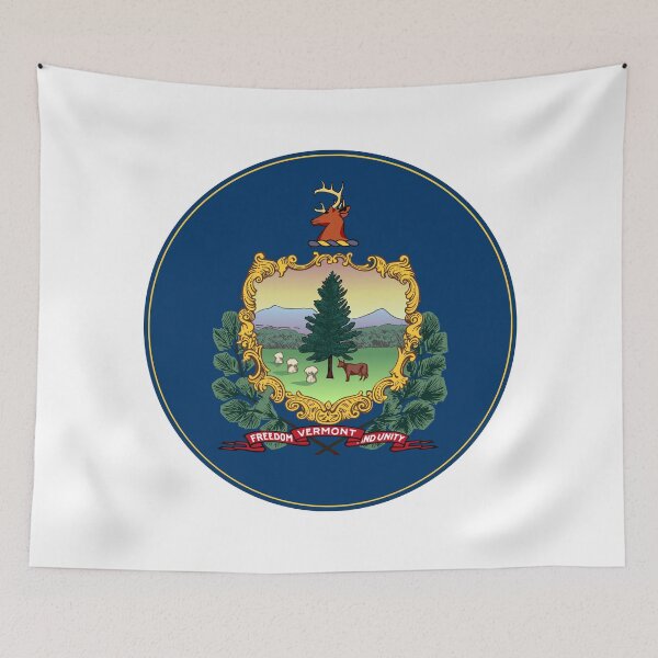 Item preview, Vermont Circle Flag, Vermont Flag Icon designed and sold by NTGUILTY.