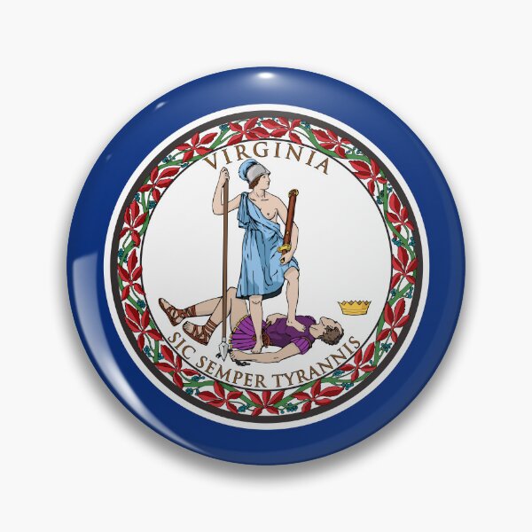 Item preview, Virginia Circle Flag, Virginia Flag Icon designed and sold by NTGUILTY.