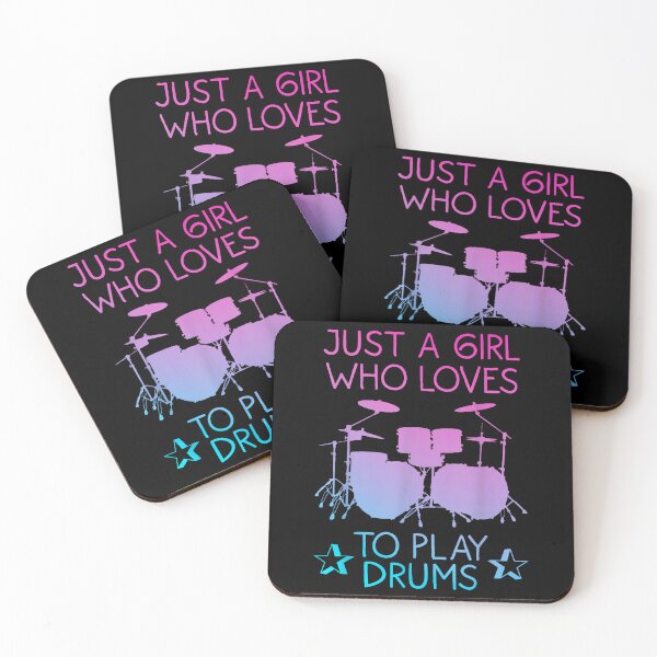 Item preview, Funny Drummer Art for Girls and Women Drum Set designed and sold by Pronce987.