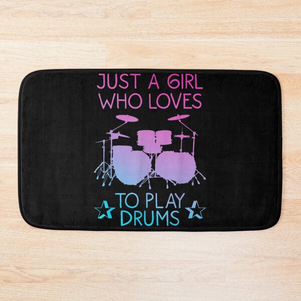 Item preview, Funny Drummer Art for Girls and Women Drum Set designed and sold by Pronce987.