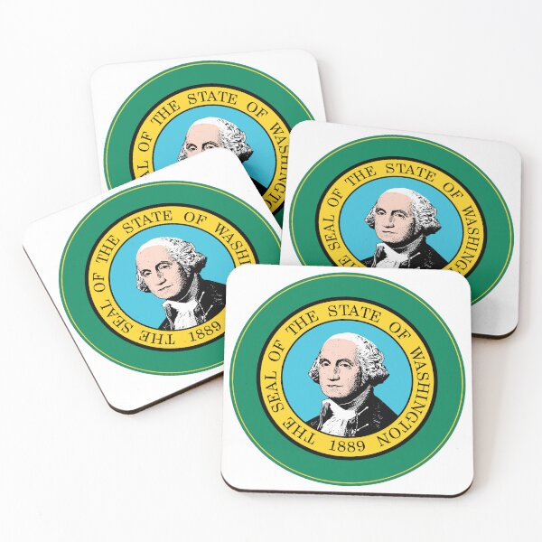 Item preview, Washington Circle Flag, Washington Flag Icon designed and sold by NTGUILTY.