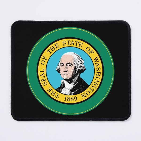Item preview, Washington Circle Flag, Washington Flag Icon designed and sold by NTGUILTY.