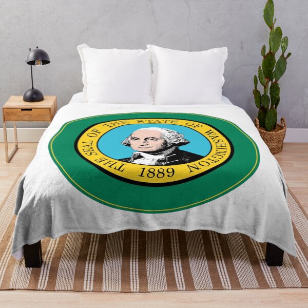 Item preview, Washington Circle Flag, Washington Flag Icon designed and sold by NTGUILTY.
