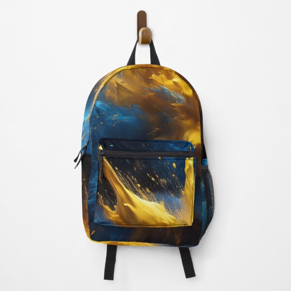 Item preview, Explosive burst of yellow and blue powder, creating a dynamic and abstract composition against a dark backdrop designed and sold by homydesign.
