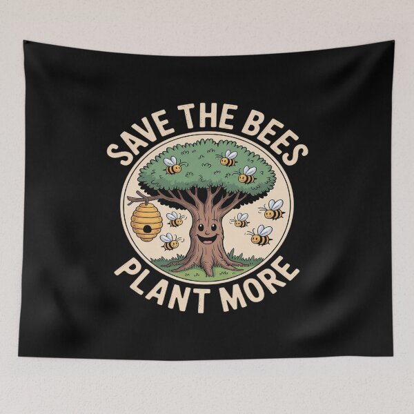 Item preview, Save the Bees, Plant More Trees Eco Chalk designed and sold by ShelFisher.