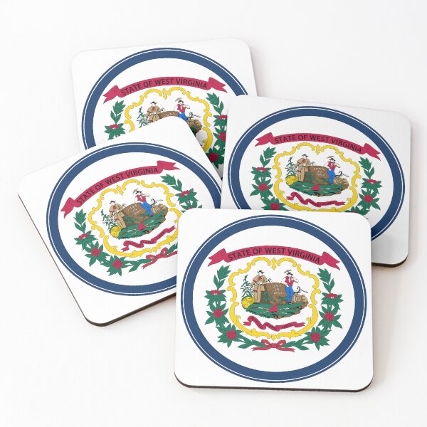 Item preview, West Virginia Circle Flag, West Virginia Flag Icon designed and sold by NTGUILTY.