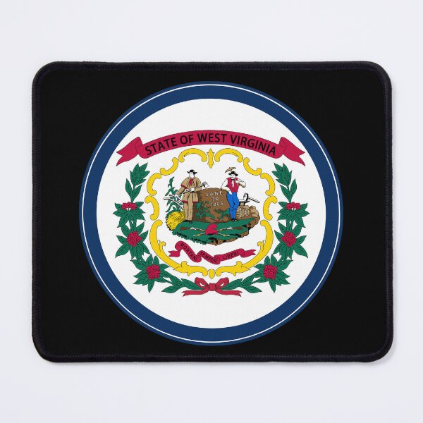 Item preview, West Virginia Circle Flag, West Virginia Flag Icon designed and sold by NTGUILTY.