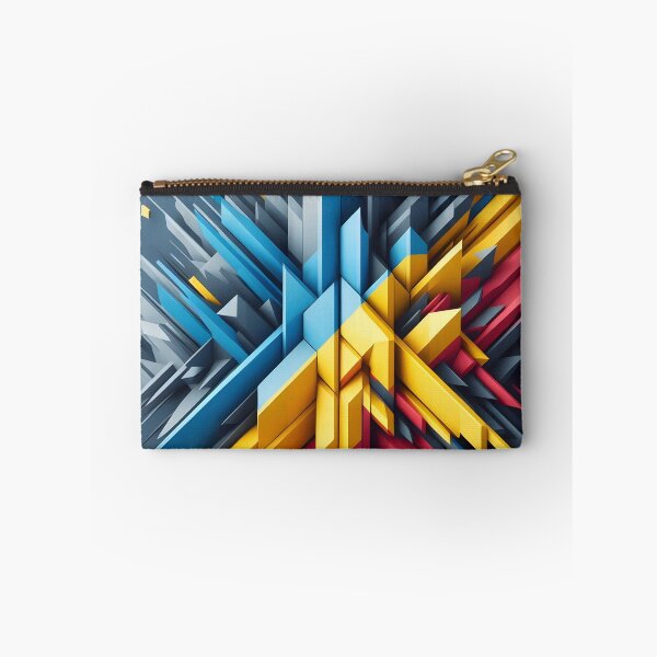 Item preview, A dynamic, abstract composition of colorful geometric shapes radiating from a central point, creating a sense of movement designed and sold by homydesign.