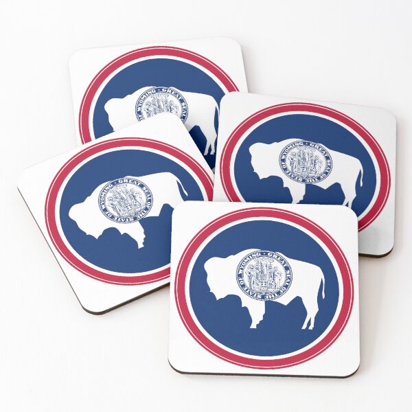 Item preview, Wyoming Circle Flag, Wyoming Flag Icon designed and sold by NTGUILTY.
