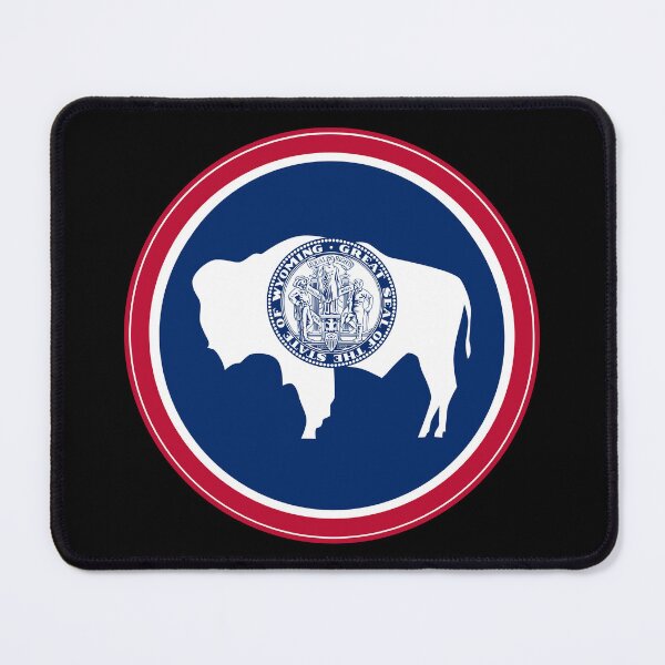 Item preview, Wyoming Circle Flag, Wyoming Flag Icon designed and sold by NTGUILTY.