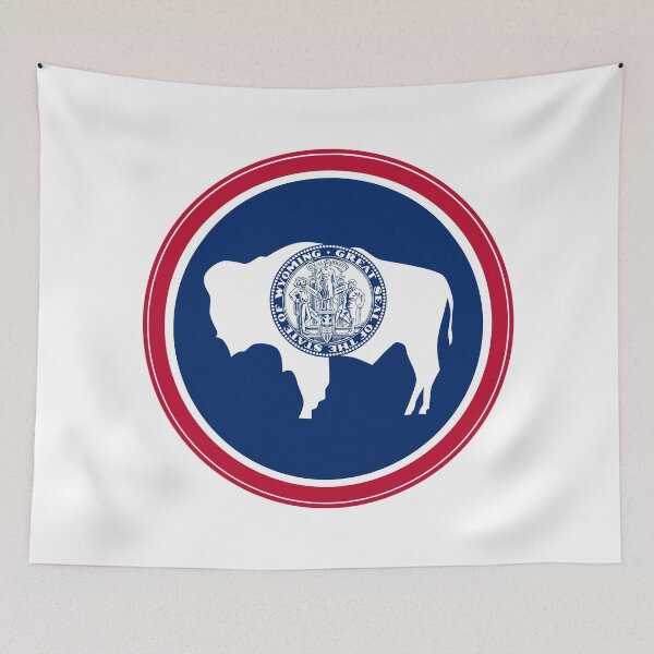 Item preview, Wyoming Circle Flag, Wyoming Flag Icon designed and sold by NTGUILTY.