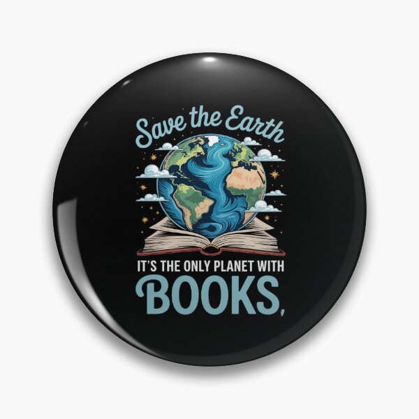 Item preview, Save The Earth Only Planet with Books Funny designed and sold by ShelFisher.