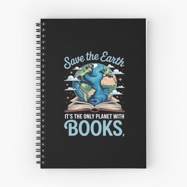 Item preview, Save The Earth Only Planet with Books Funny designed and sold by ShelFisher.