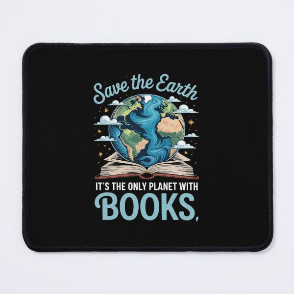 Item preview, Save The Earth Only Planet with Books Funny designed and sold by ShelFisher.