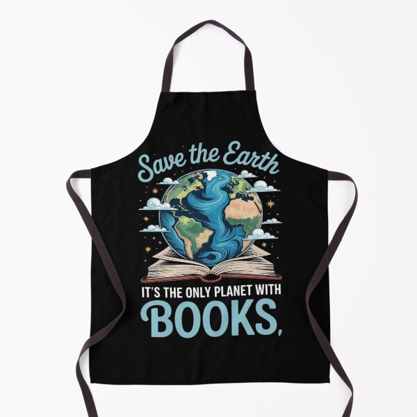 Item preview, Save The Earth Only Planet with Books Funny designed and sold by ShelFisher.