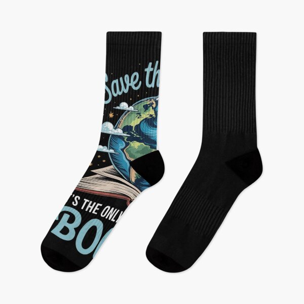 Item preview, Save The Earth Only Planet with Books Funny designed and sold by ShelFisher.
