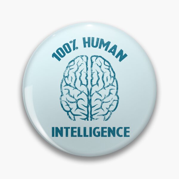 Item preview, STOP AI - 100% Human Intelligence designed and sold by Frank J. Art.