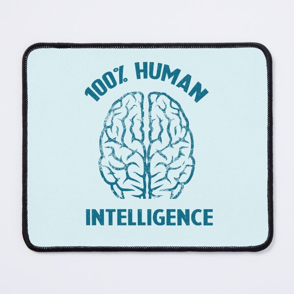 Item preview, STOP AI - 100% Human Intelligence designed and sold by Frank J. Art.