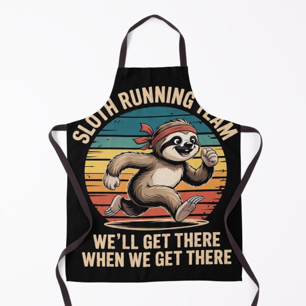 Item preview, Sloth Running Team We'll Get There Jogger Cardio Sports designed and sold by EntroRhim.