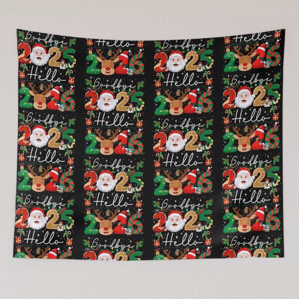 Item preview, Groovy Goodbye 2025 Hello 2026 Happy New Year's Eve Christmas designed and sold by jakaun.