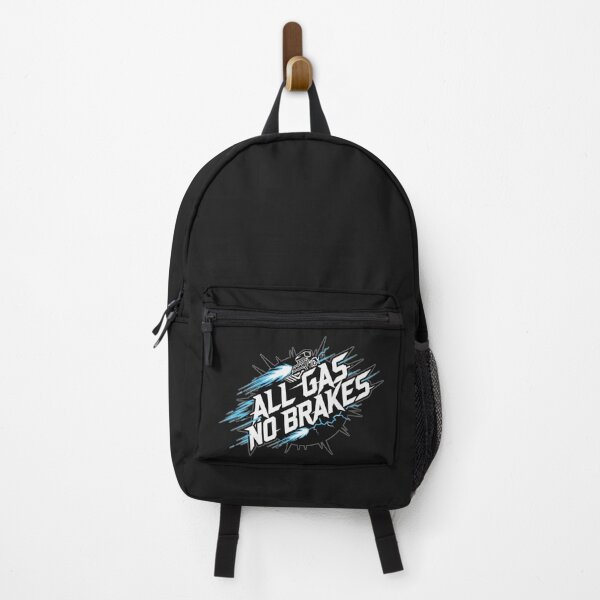 Item preview, "All Gas No Brakes" Motivational Motto Graphic | Full Throttle Lifestyle Design designed and sold by axiksa10.