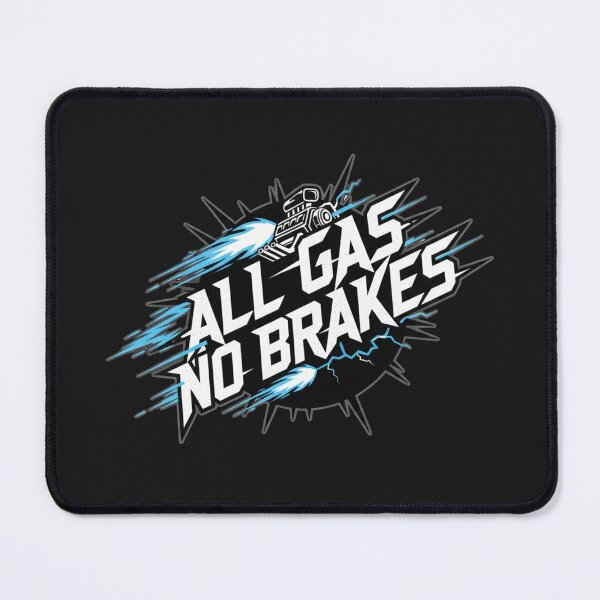 Item preview, "All Gas No Brakes" Motivational Motto Graphic | Full Throttle Lifestyle Design designed and sold by axiksa10.