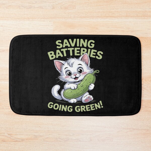 Item preview, Saving Batteries Going Green designed and sold by ShelFisher.