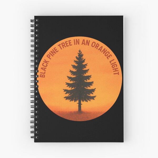 Item preview, Black Pine Tree in an Orange Light (Sylvia Plath Poem) designed and sold by Jennifer Chiera.