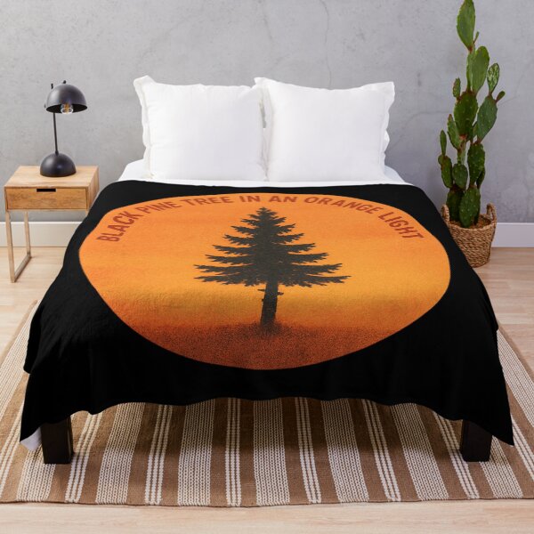 Item preview, Black Pine Tree in an Orange Light (Sylvia Plath Poem) designed and sold by Jennifer Chiera.