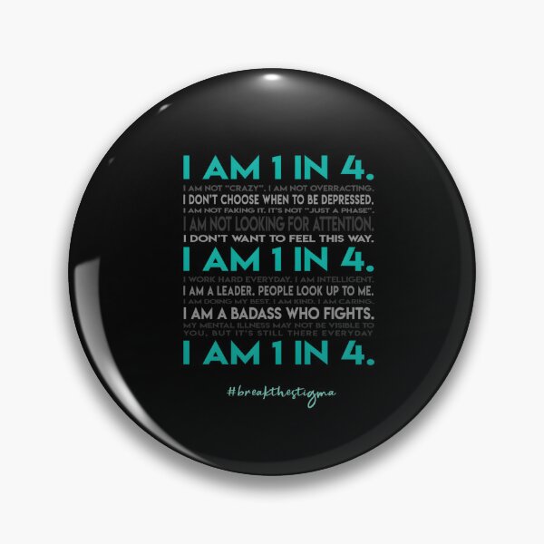 Item preview, I Am 1 In 4 Blue Awareness designed and sold by AprilClark23.