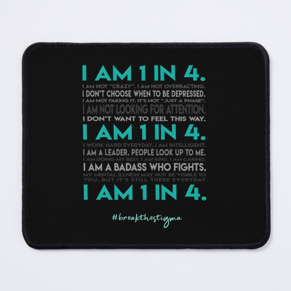 Item preview, I Am 1 In 4 Blue Awareness designed and sold by AprilClark23.