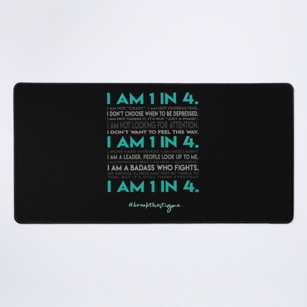 Item preview, I Am 1 In 4 Blue Awareness designed and sold by AprilClark23.