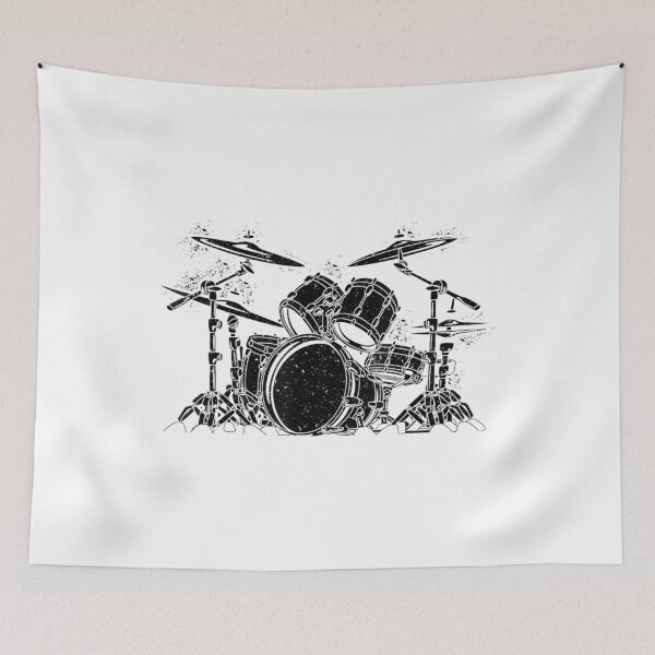 Item preview, Retro Vintage Drum Set Drummer designed and sold by Pronce987.