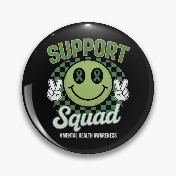 Item preview, Mental Health Matters Awareness Support Squad Green Ribbon designed and sold by EntroRhim.