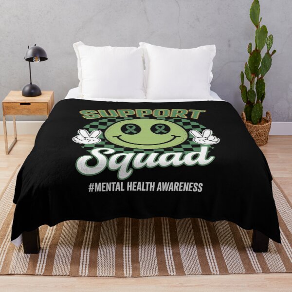 Item preview, Mental Health Matters Awareness Support Squad Green Ribbon designed and sold by EntroRhim.