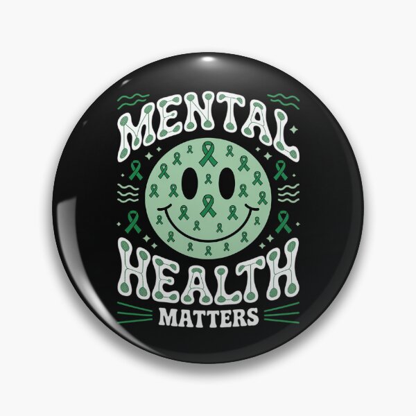 Item preview, Mental Health Matters Awareness Smile Face Men Women Kids designed and sold by EntroRhim.