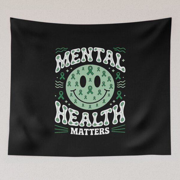 Item preview, Mental Health Matters Awareness Smile Face Men Women Kids designed and sold by EntroRhim.
