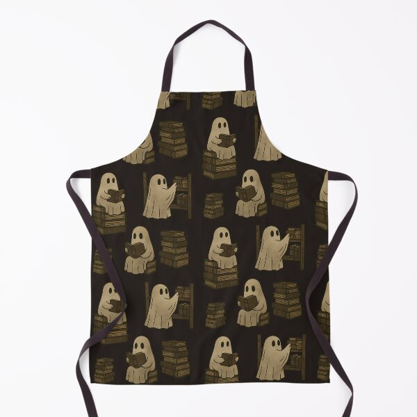 Item preview, Bookish ghost retro dark academia aesthetic for book lovers designed and sold by Fantasy Cache.