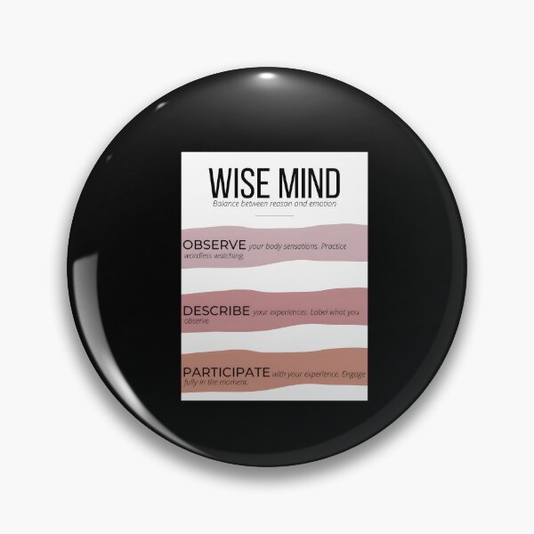 Item preview, Wise Mind DBT Skill In Dialectical Behavioral Therapy designed and sold by AprilClark23.
