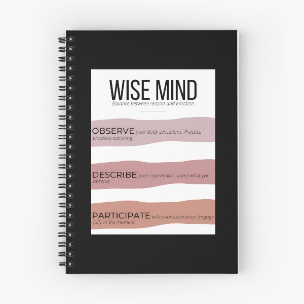 Item preview, Wise Mind DBT Skill In Dialectical Behavioral Therapy designed and sold by AprilClark23.