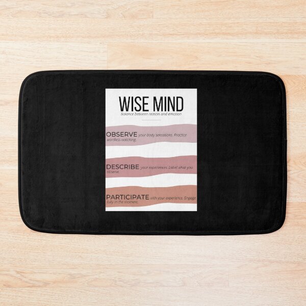 Item preview, Wise Mind DBT Skill In Dialectical Behavioral Therapy designed and sold by AprilClark23.