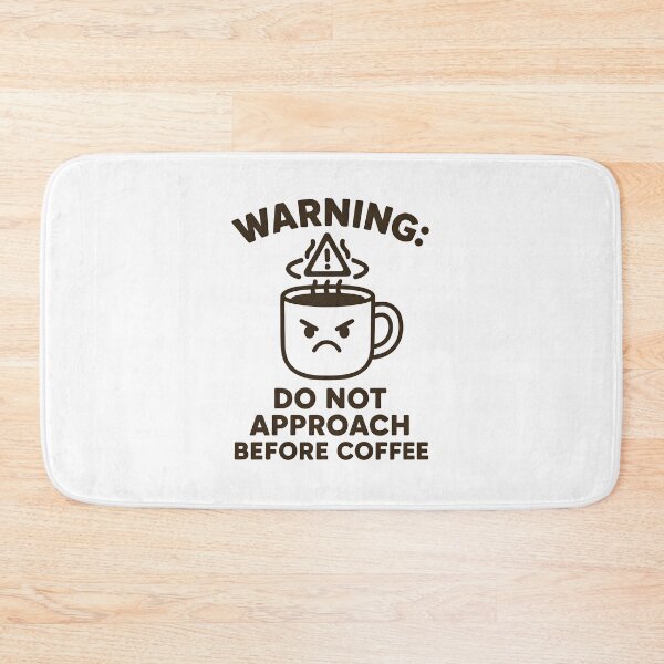 Item preview, Warning T-Shirt Do Not Approach Before Coffee Funny Mug Gift designed and sold by VectorVerseHub.