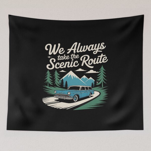 Item preview, Scenic Route Family Road Trip Vacation Matching designed and sold by Sandrhaus.