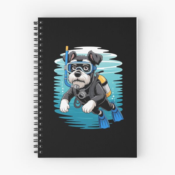 Item preview, Schnauzer Scuba Diving Dog Snorkeling designed and sold by Sandrhaus.