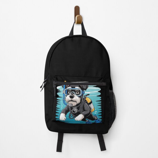 Item preview, Schnauzer Scuba Diving Dog Snorkeling designed and sold by Sandrhaus.