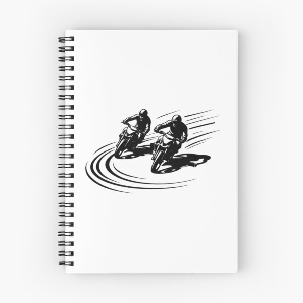 Item preview, Two motorbike riders turning in a race curve_3 designed and sold by Aariq.