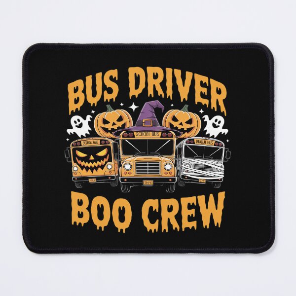 Item preview, School Bus Driver Boo Crew Witch Hat Pumpkin Ghost Halloween designed and sold by Sandrhaus.